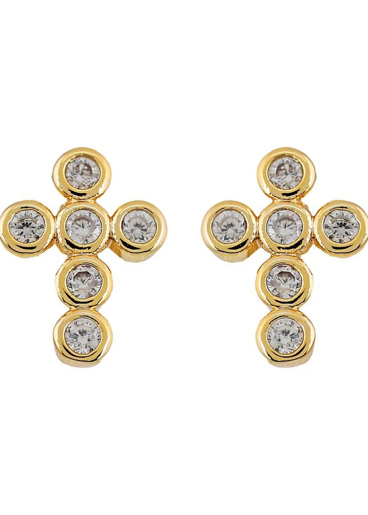 Mimi Mini Cross Earrings