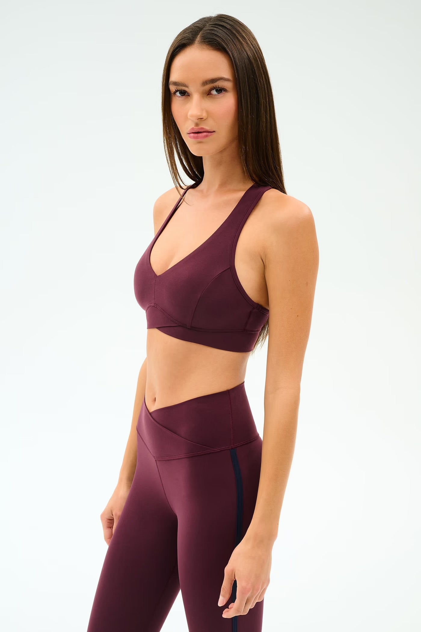 SPLITS59- MIA RIGOR BRA DARK CHERRY