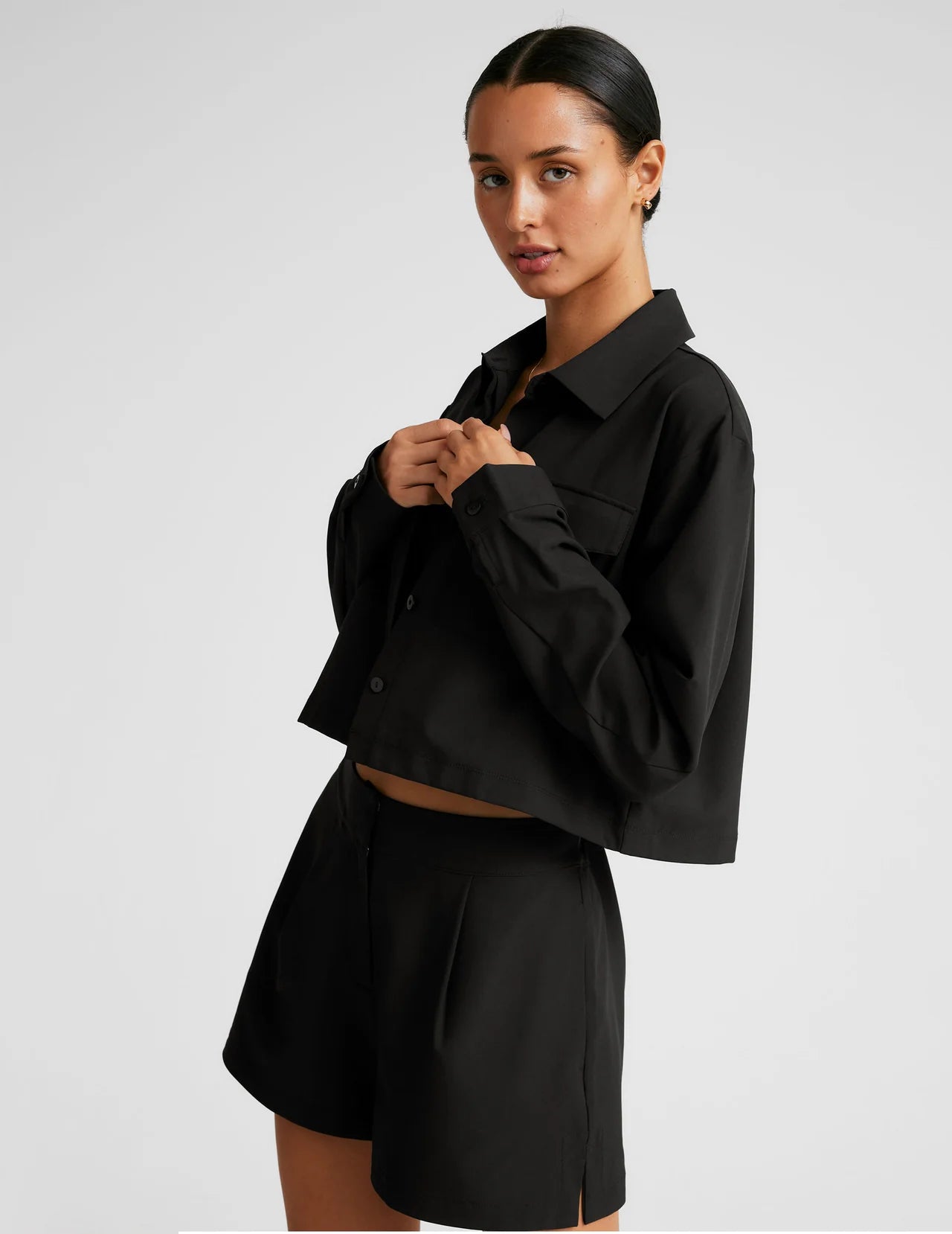 BEYOND YOGA- MIDTOWN CROPPED JACKET