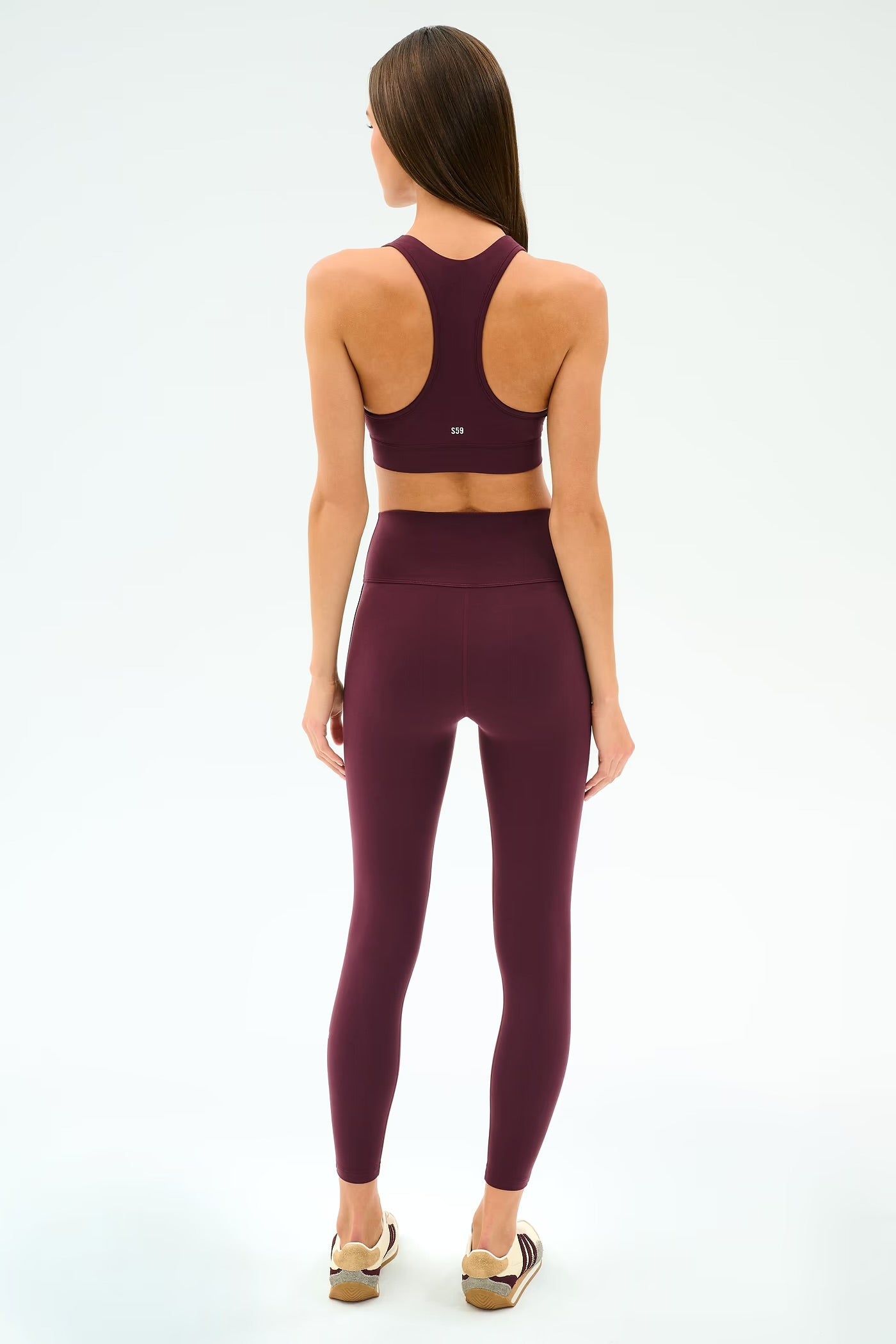 SPLITS59- MIA RIGOR BRA DARK CHERRY