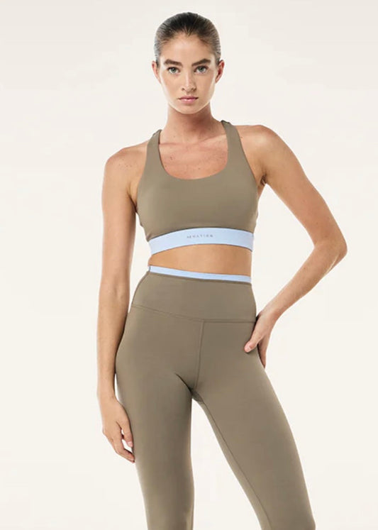 P.E NATION VITA FL LEGGING FAWN AND DUSTY BLUE