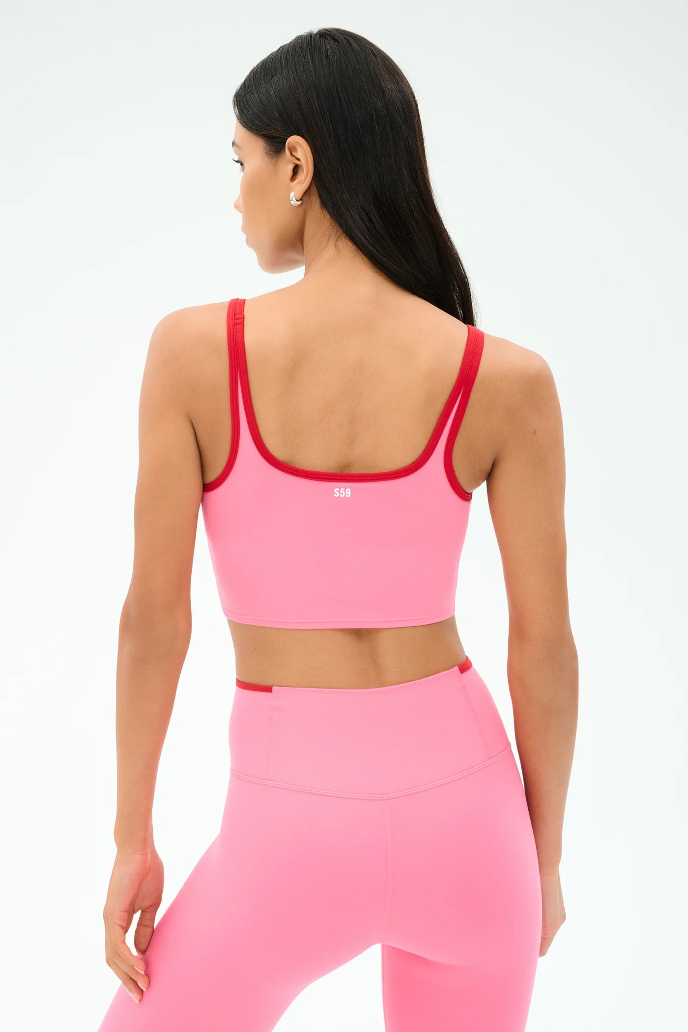 SPLITS59- CAIT RIGOR BRALETTE STRAWBERRY/PIRATE RED