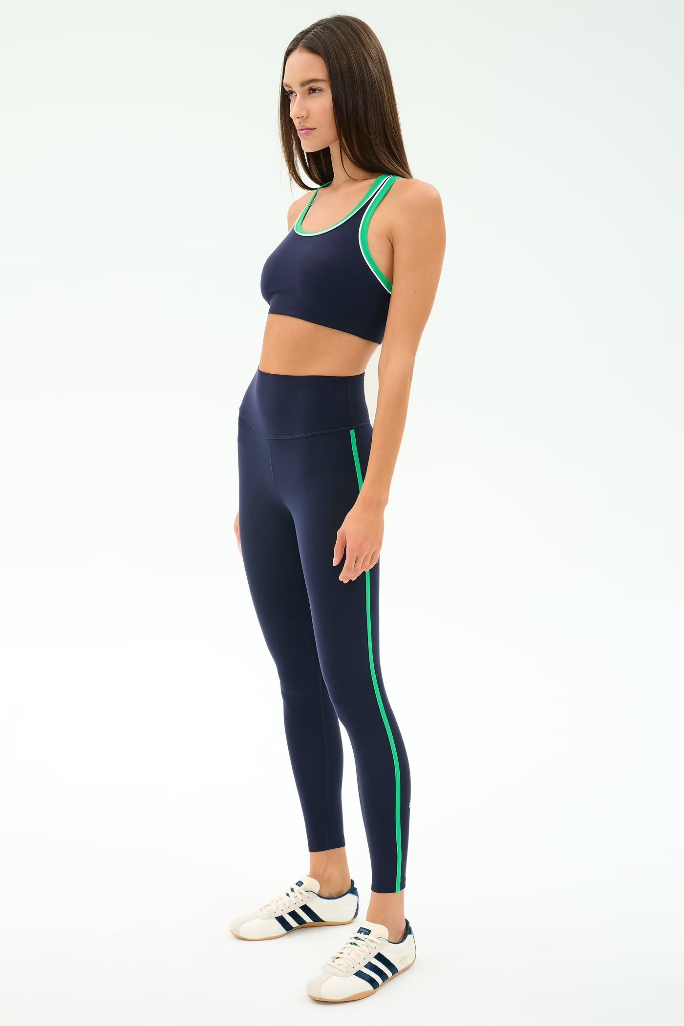 SPLITS59- AMBER AIRWEIGHT HIGH WAIST 7/8 INDIGO