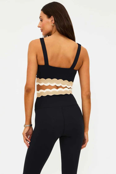 BEACH RIOT- MARIN TOP MYSTIC COLORBLOCK MATTE