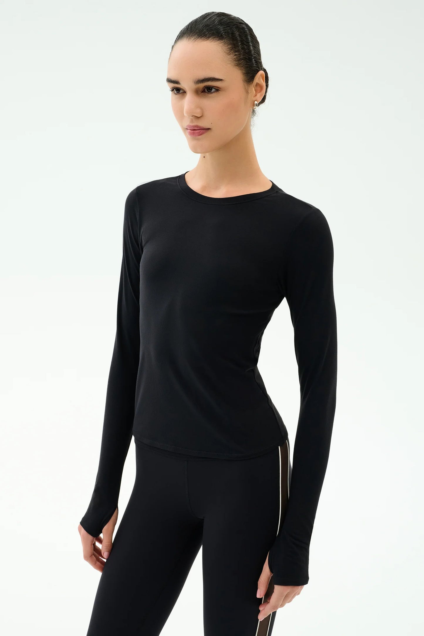 SPLITS59- AIRWEIGHT LITE LONG SLEEVE WAIST LENGTH BLACK