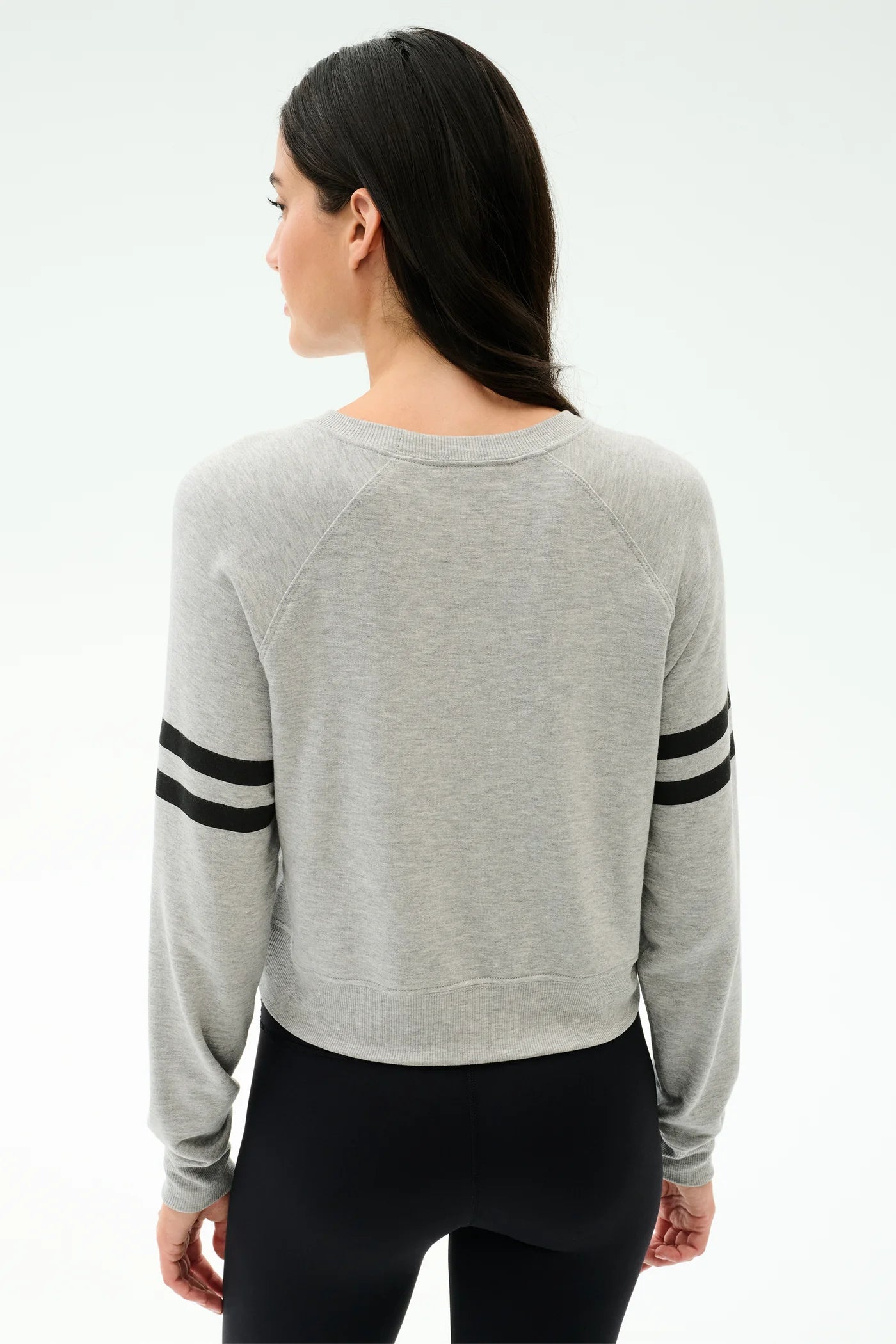SPLITS59- BROOKS STRIPE FLEECE SWEATSHIRT