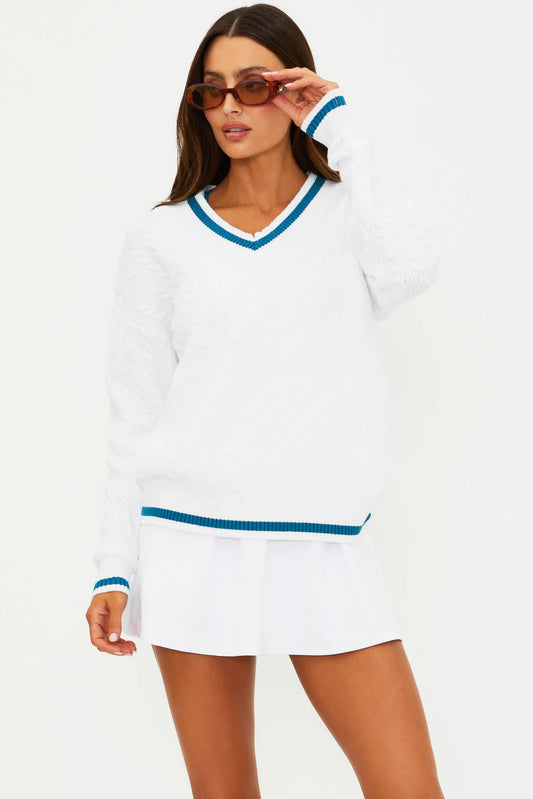 BEACH RIOT- MONTANA SWEATER BIRDIE BLUE