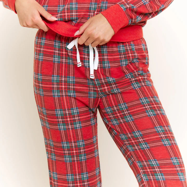 HONEYDEW- STAR SEEKER LONG SET IN SANTA PLAID