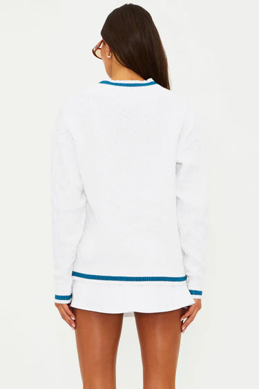 BEACH RIOT- MONTANA SWEATER BIRDIE BLUE