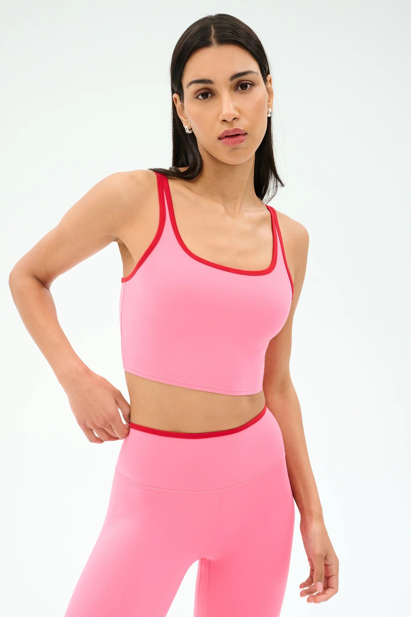 SPLITS59- CAIT RIGOR BRALETTE STRAWBERRY/PIRATE RED