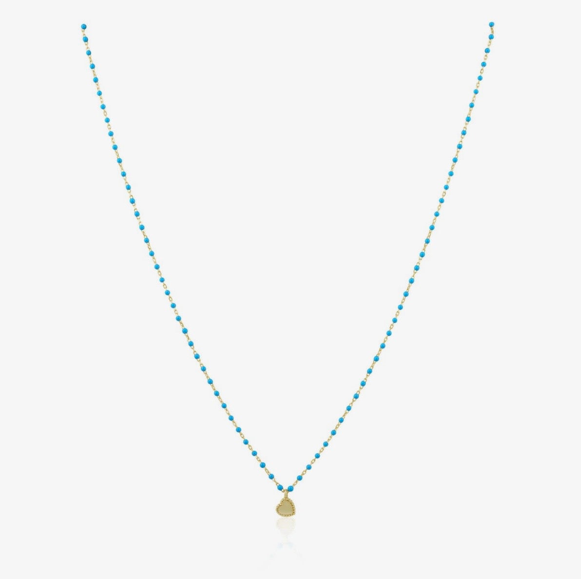ELSA MINI HEART TURQUOISE NECKLACE