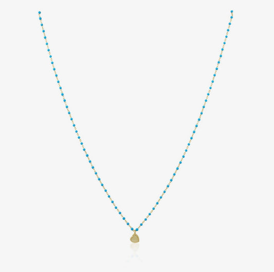 ELSA MINI HEART TURQUOISE NECKLACE