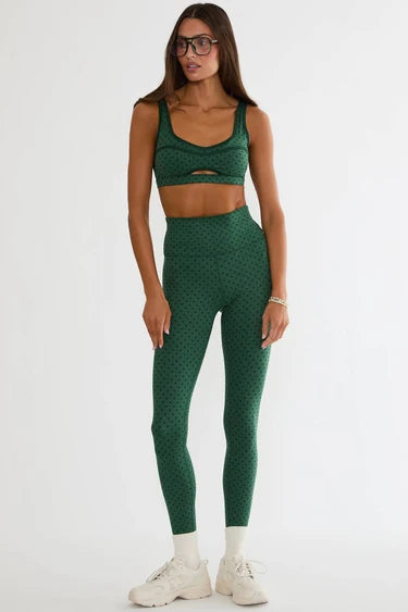 BEACH RIOT- PIPER LEGGING PINE POLKA DOT