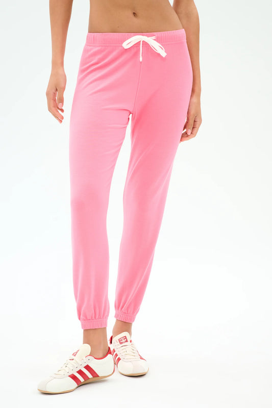 SPLITS59- SONJA FLEECE SWEATPANTS STRAWBERRY
