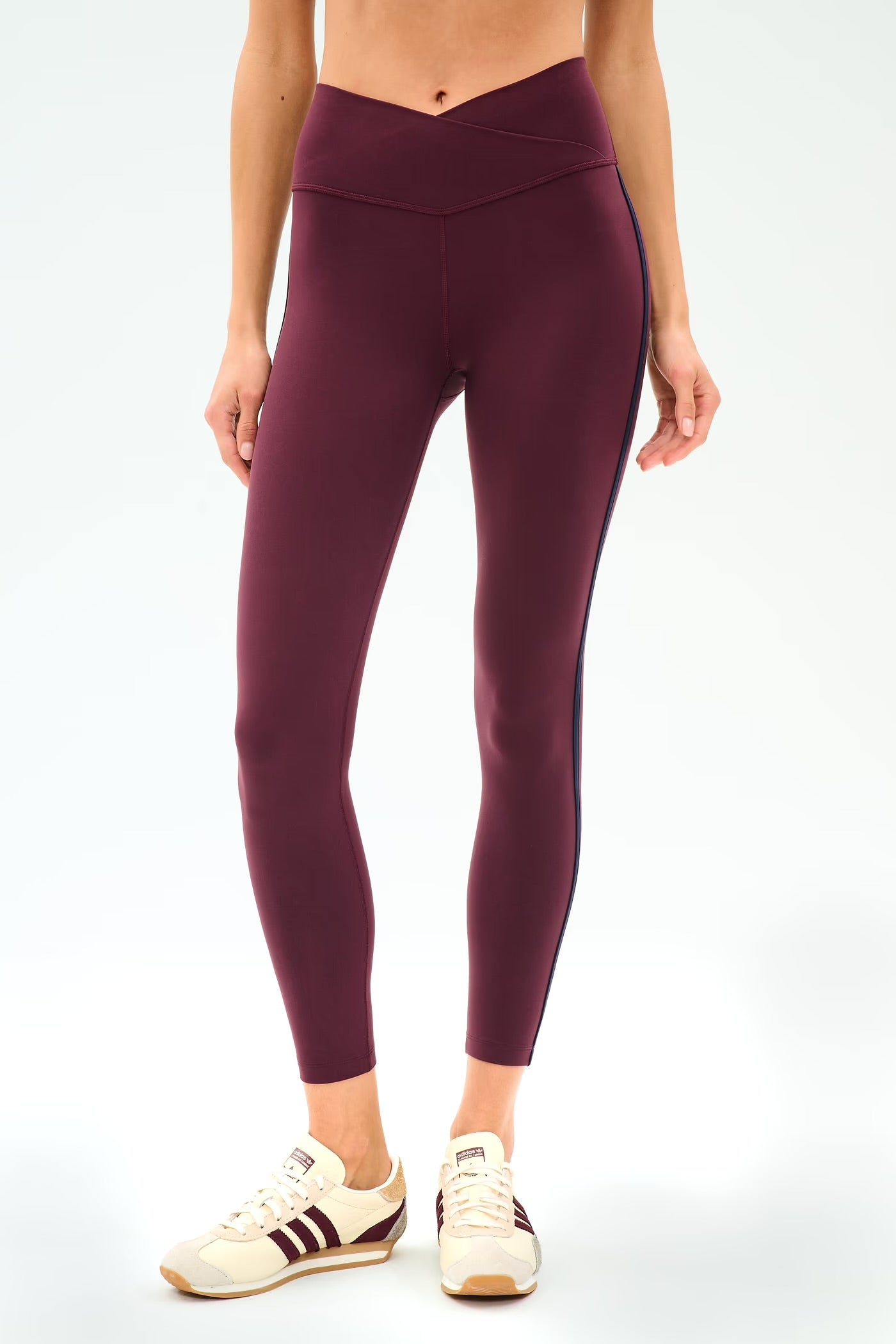 SPLITS59- MIA RIGOR 7/8 LEGGING DARK CHERRY/INDIGO