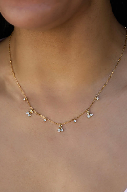 PETER & JUNE- CHERRY SPARK NECKLACE