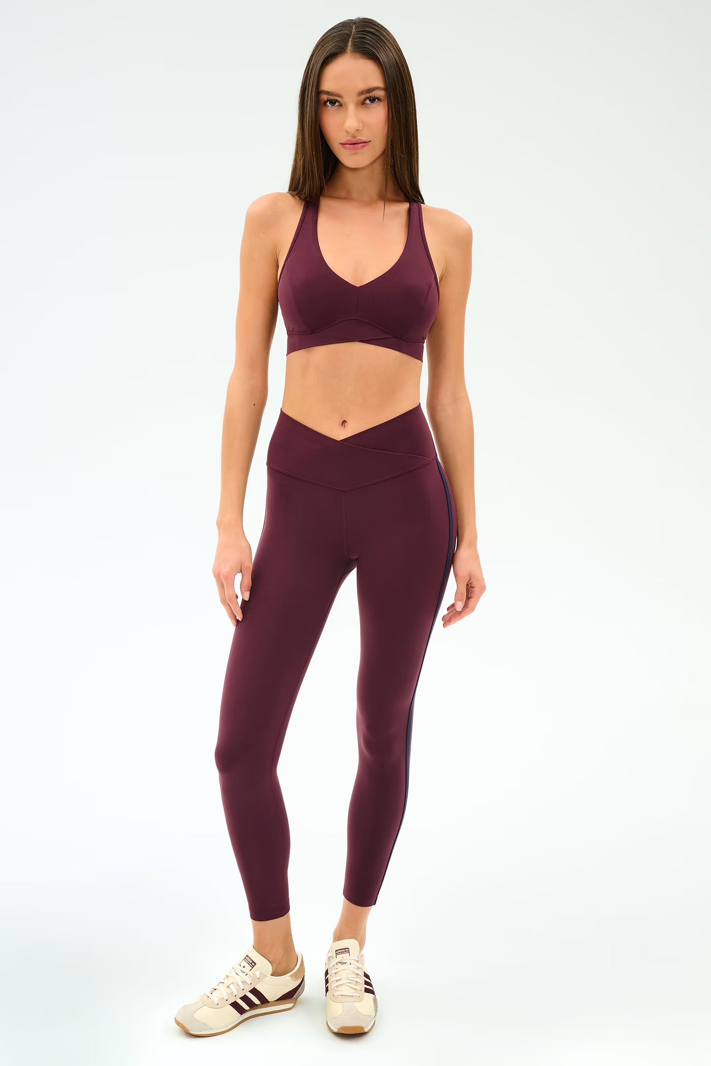 SPLITS59- MIA RIGOR BRA DARK CHERRY