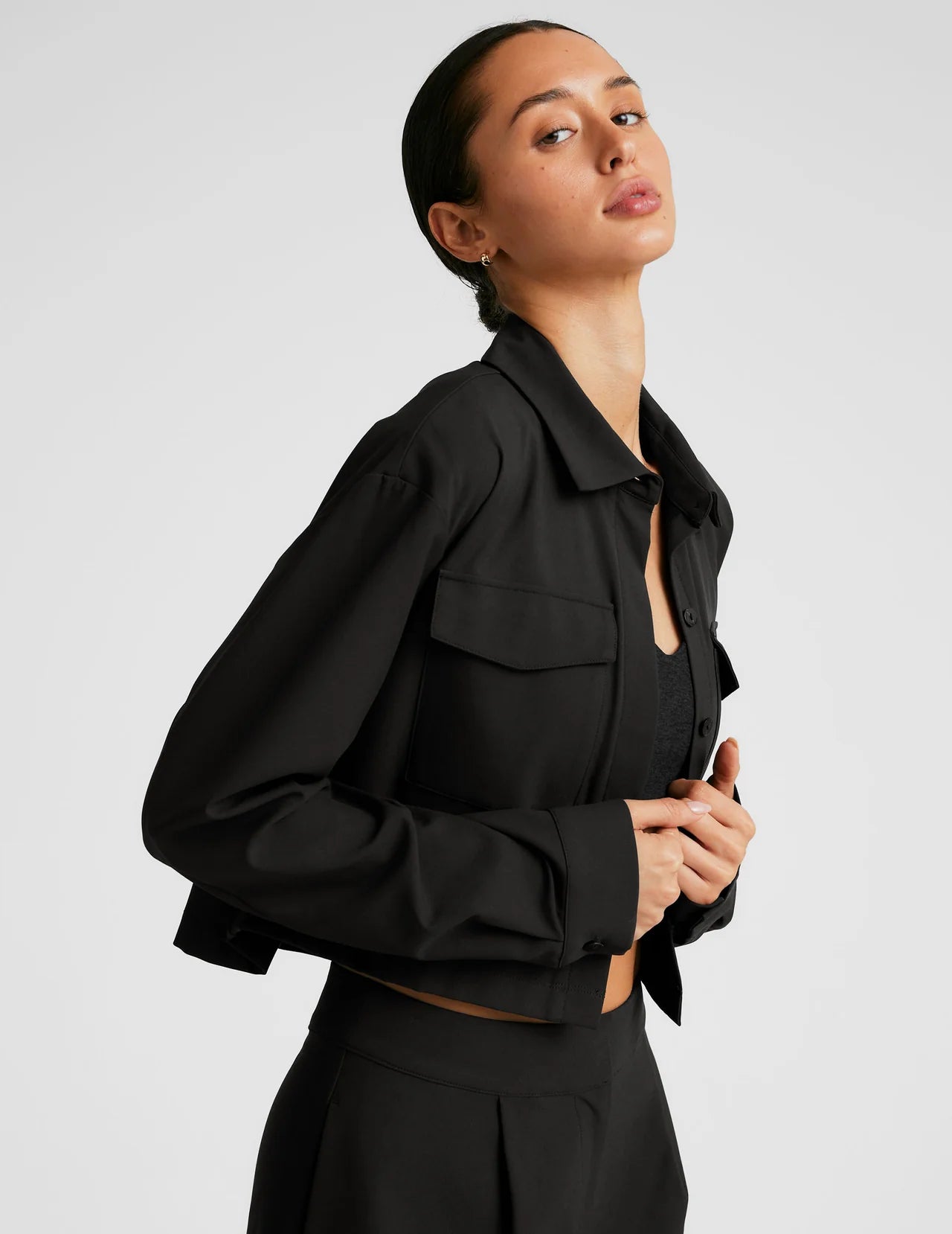 BEYOND YOGA- MIDTOWN CROPPED JACKET