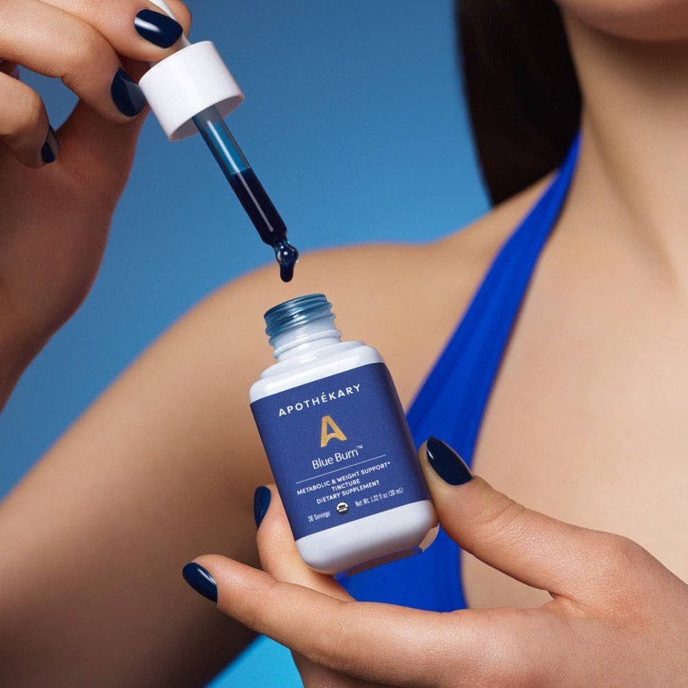 Blue Burn, metabolic & weight support tincture