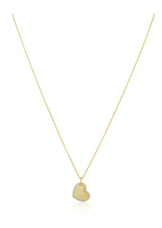Megan CZ Heart Necklace