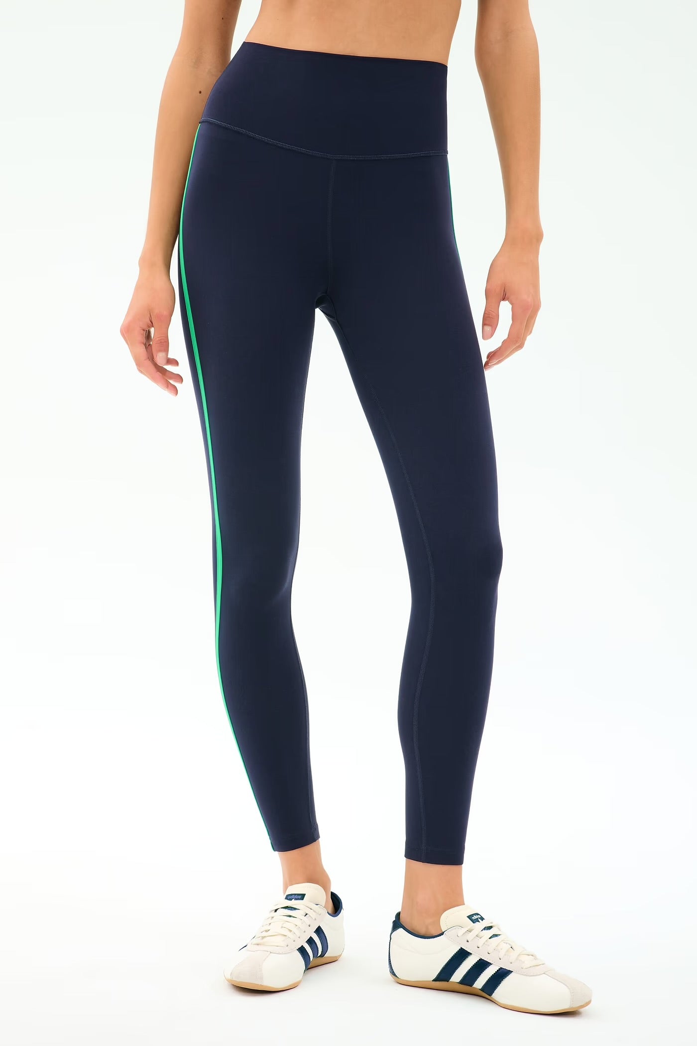 SPLITS59- AMBER AIRWEIGHT HIGH WAIST 7/8 INDIGO