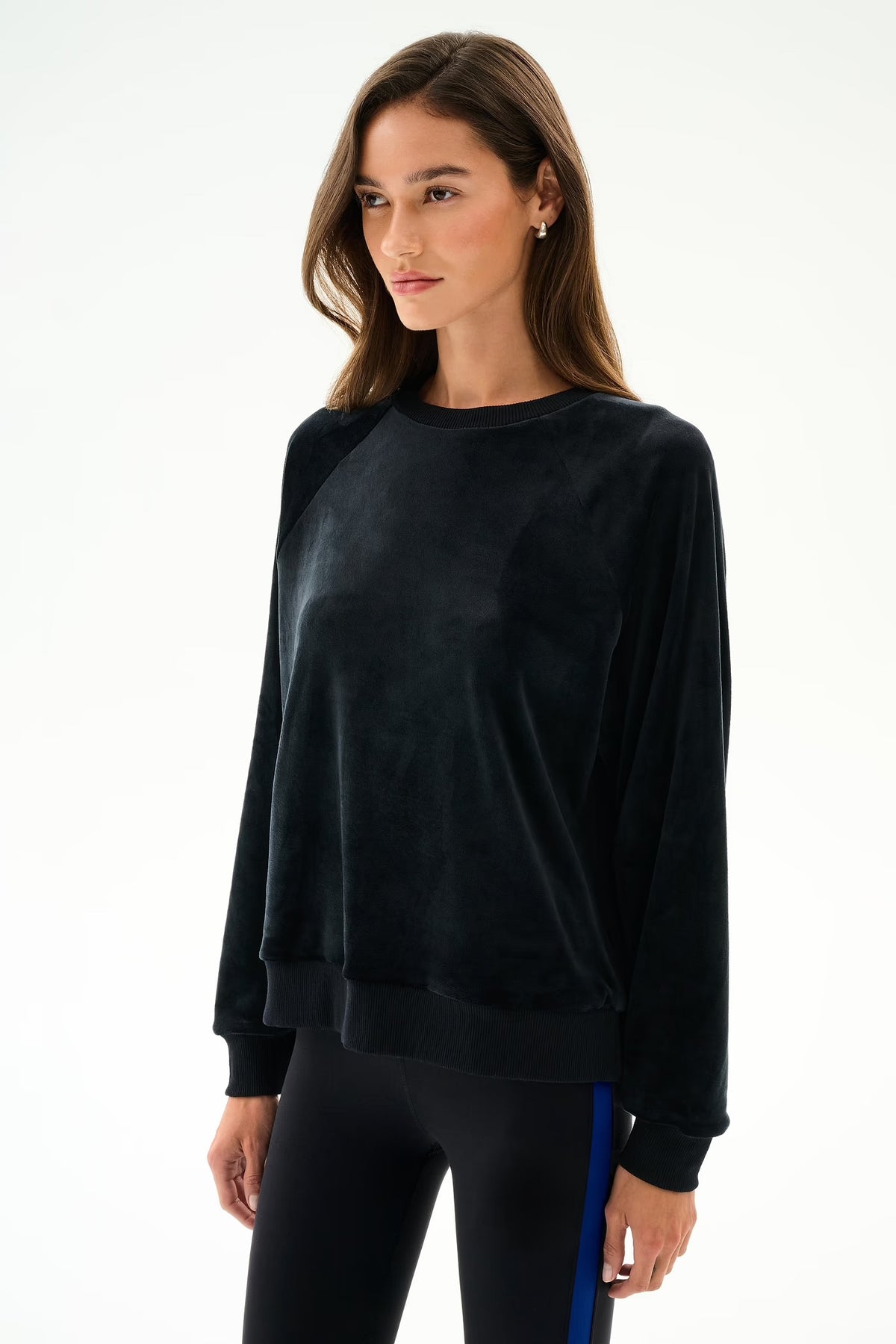 SPLITS59- JOY VELOUR CREWNECK