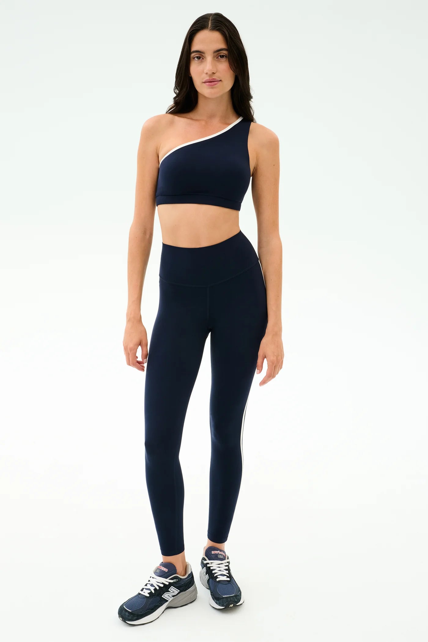 SPLITS59- AMBER AIRWEIGHT HIGH WAIST 7/8 INDIGO