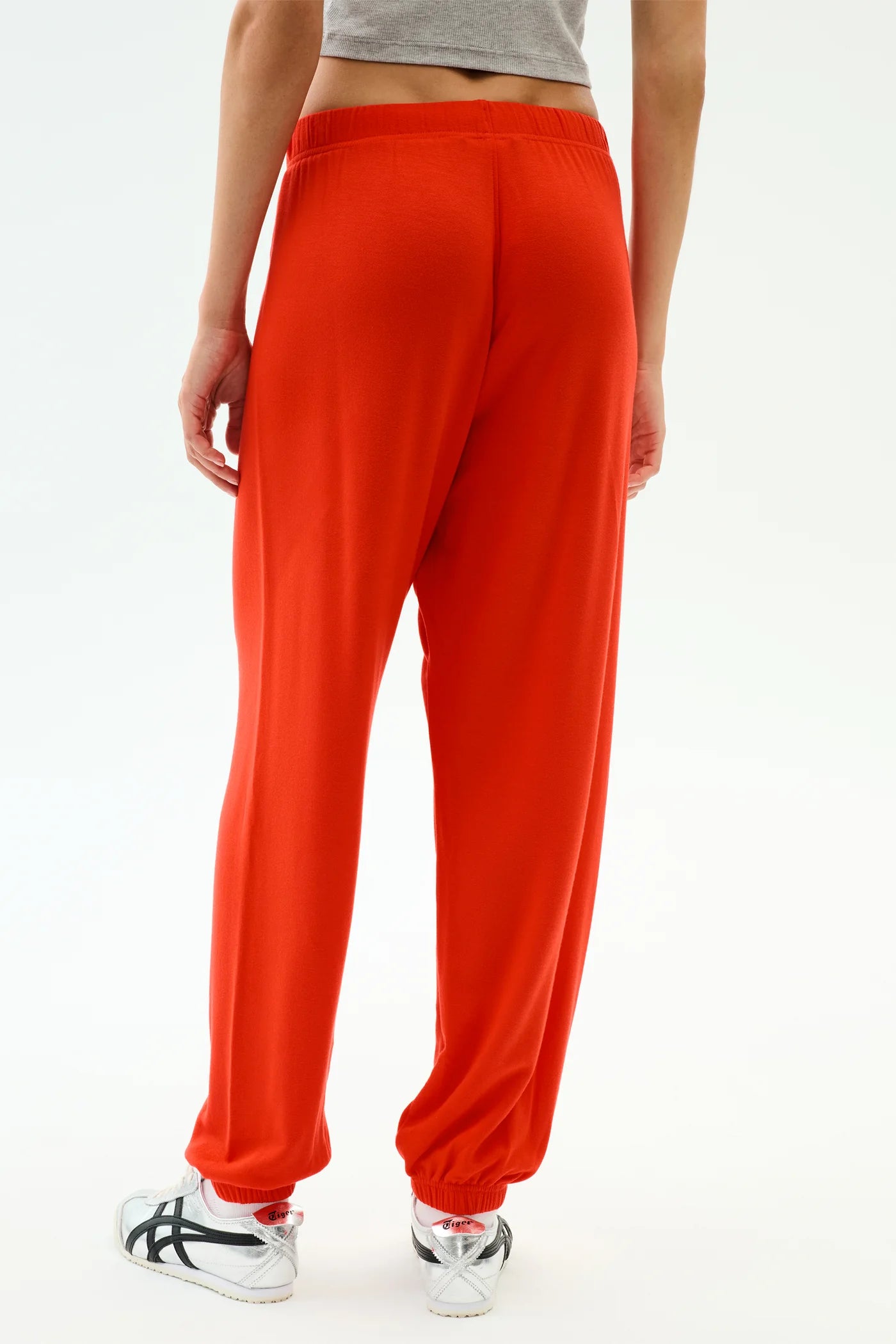 SPLITS59- ANDIE OVERSIZED FLEECE SWEATPANTS LOTUS RED