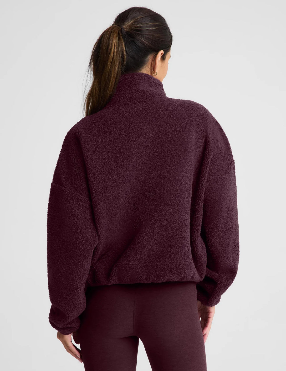 BEYOND YOGA- UNITY ZIP JACKET CABERNET
