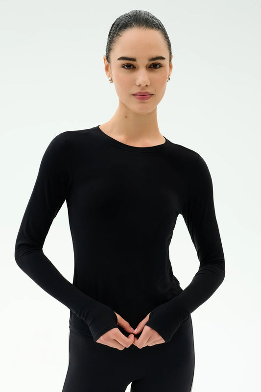 SPLITS59- AIRWEIGHT LITE LONG SLEEVE WAIST LENGTH BLACK
