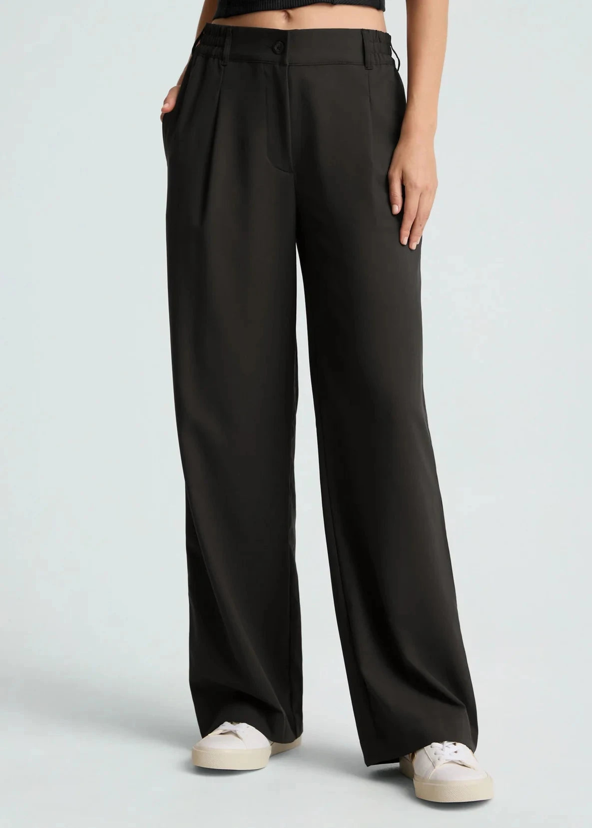 BEYOND YOGA- STATUS WIDE LEG TROUSER