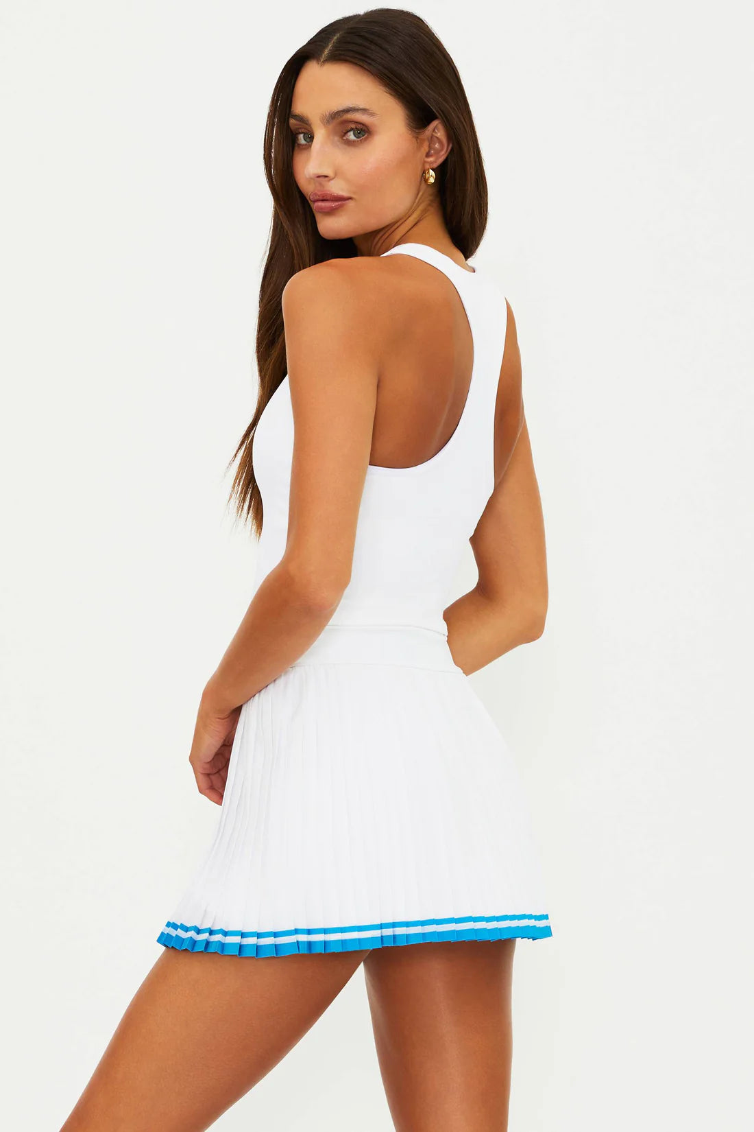 BEACH RIOT- ANALIE SKIRT BIRDIE BLUE