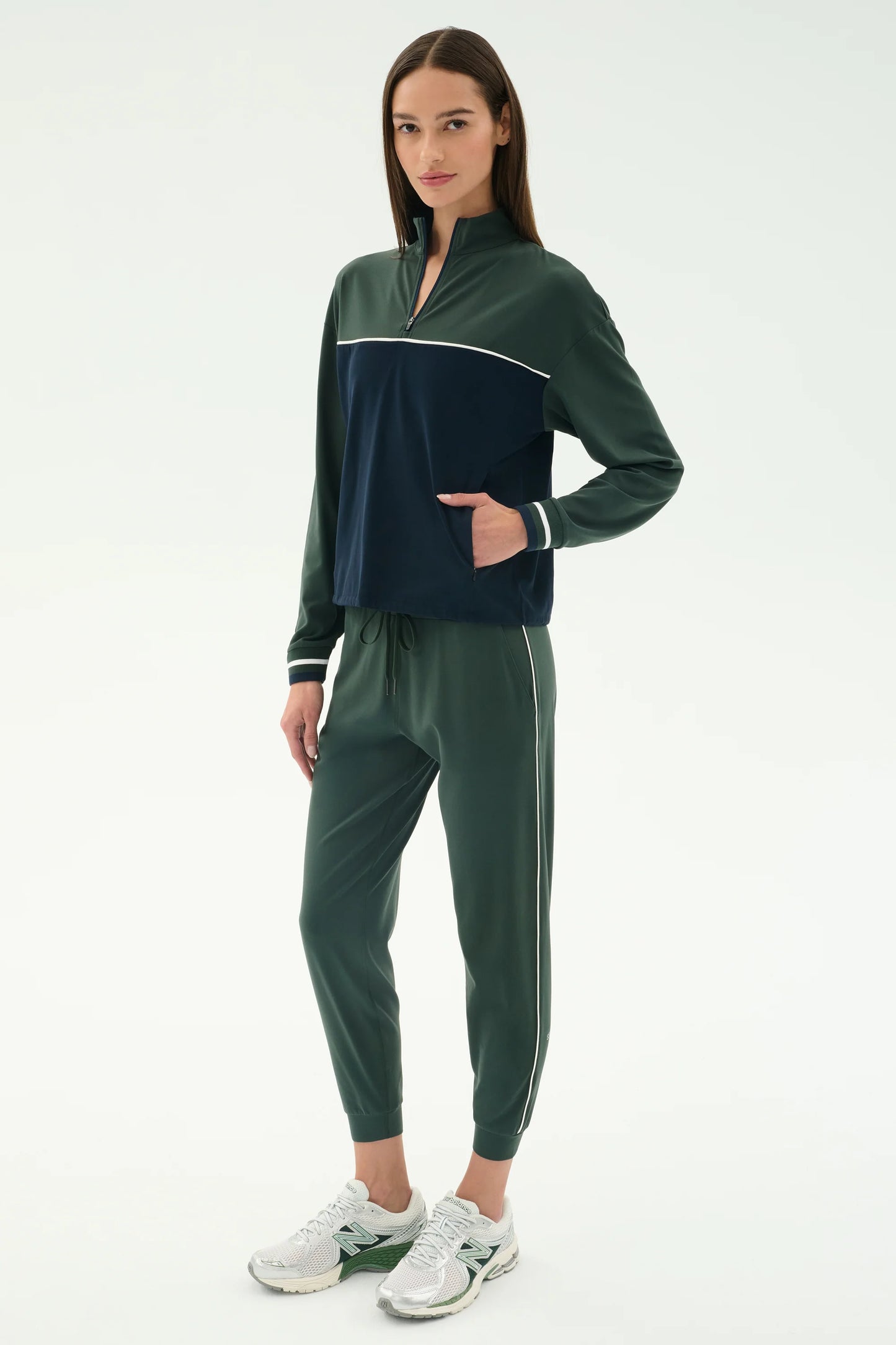SPLITS59- AIRWEIGHT JOGGER 7/8 WITH PIPING