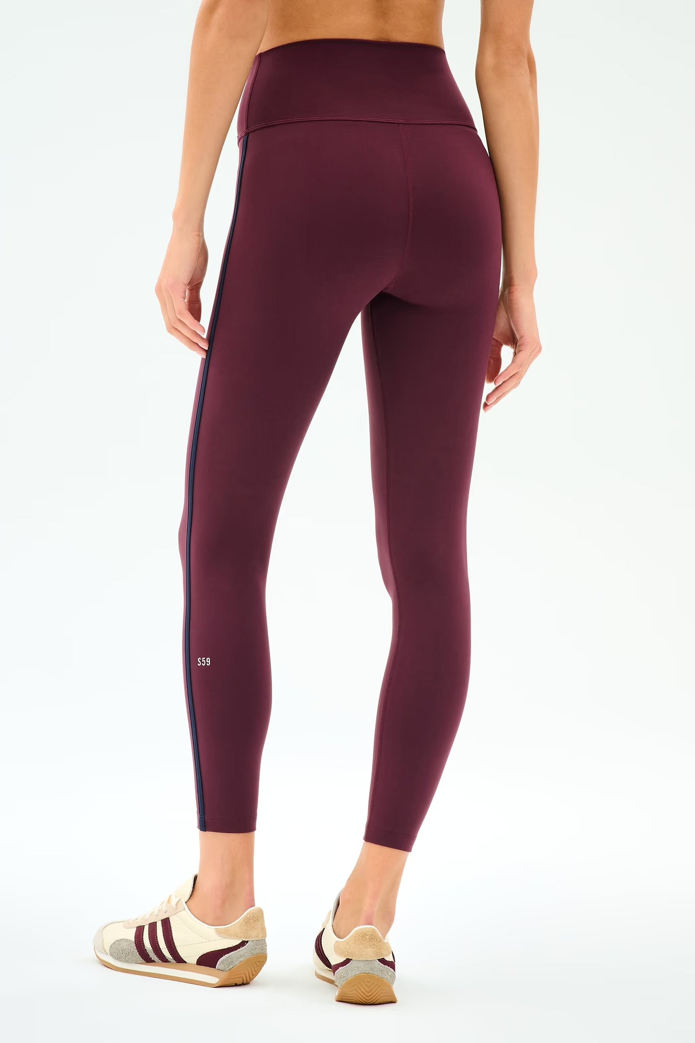 SPLITS59- MIA RIGOR 7/8 LEGGING DARK CHERRY/INDIGO
