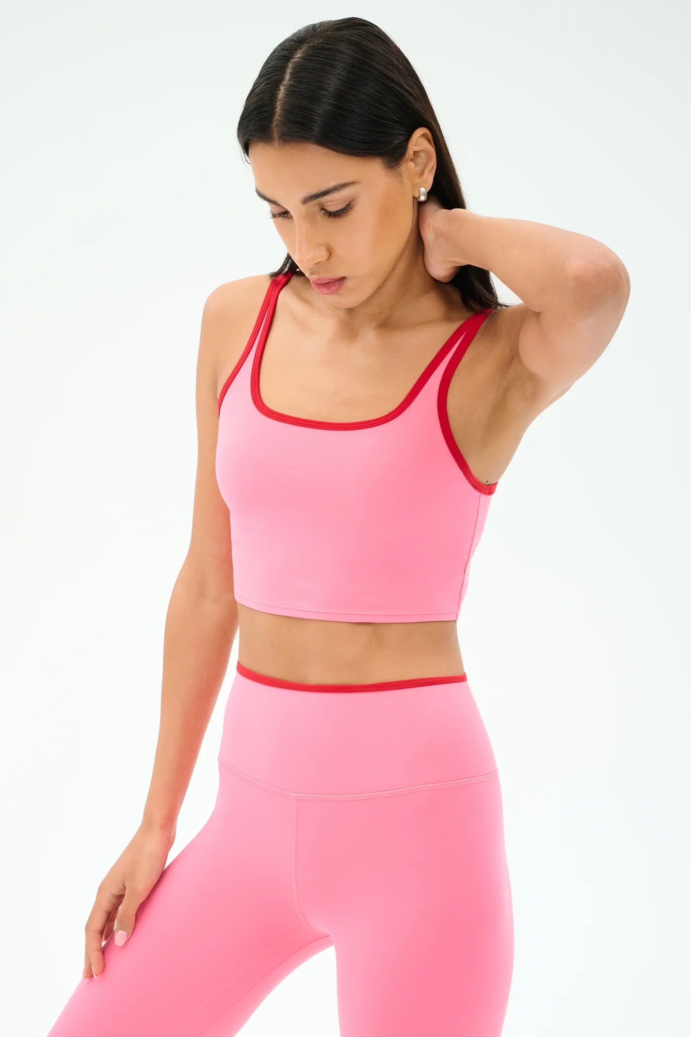 SPLITS59- CAIT RIGOR BRALETTE STRAWBERRY/PIRATE RED