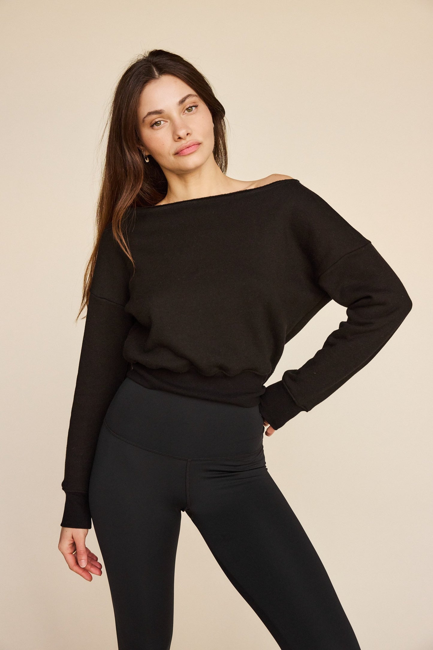 STRUT-THIS- CRAWFORD SWEATSHIRT BLACK