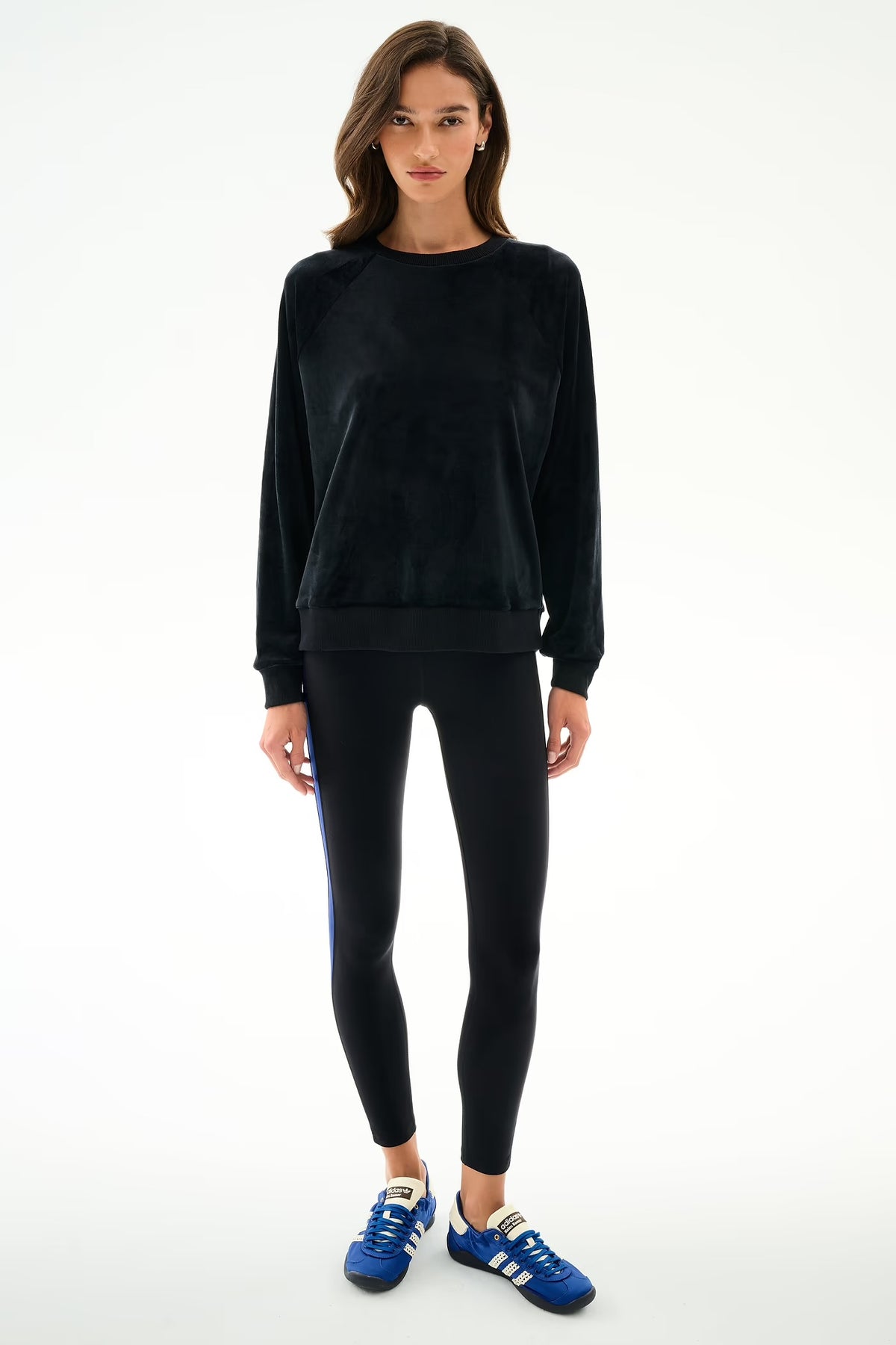 SPLITS59- JOY VELOUR CREWNECK