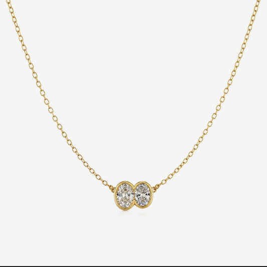 LUMI BEZEL NECKLACE