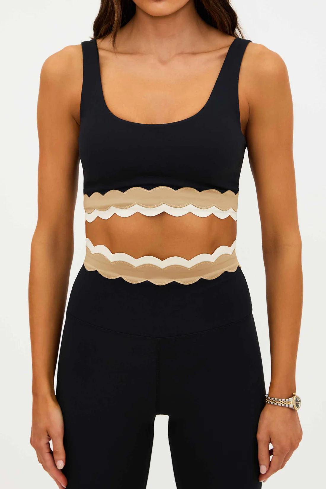 BEACH RIOT- MARIN TOP MYSTIC COLORBLOCK MATTE