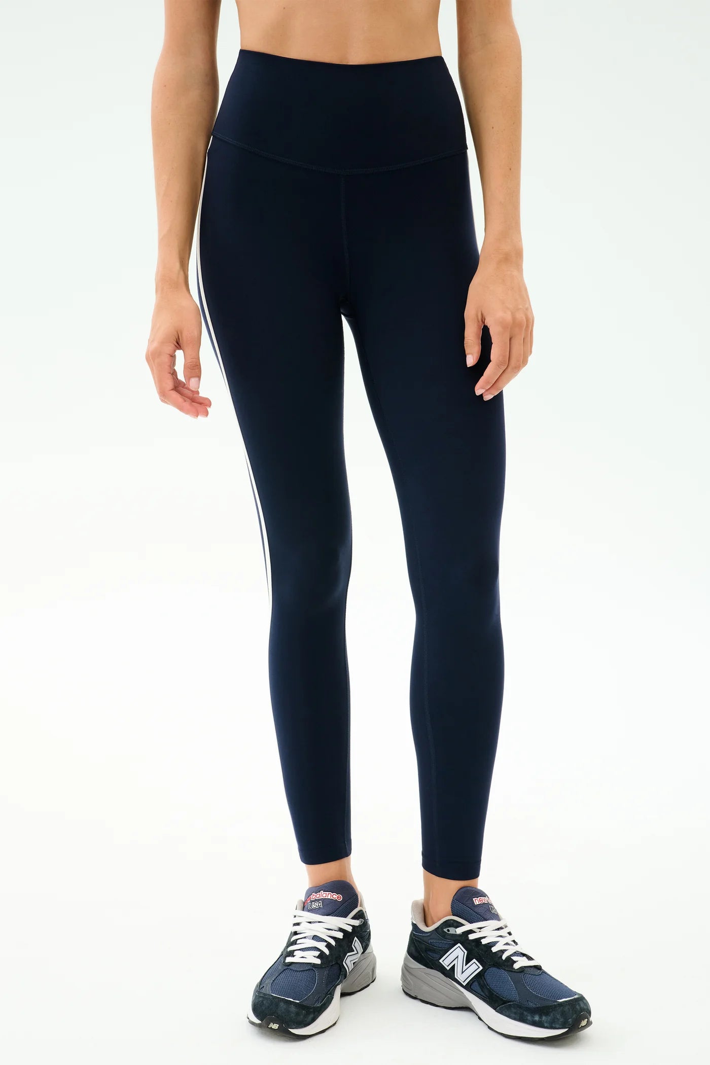 SPLITS59- AMBER AIRWEIGHT HIGH WAIST 7/8 INDIGO