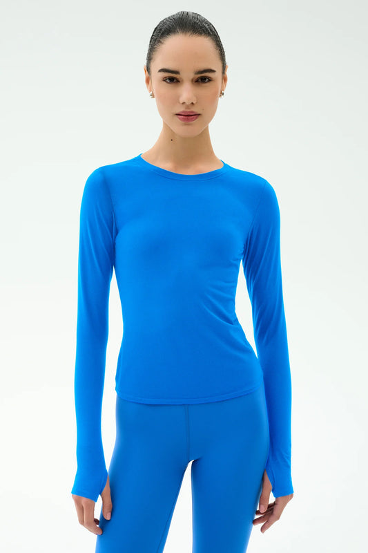 SPLITS59- AIRWEIGHT LITE LONG SLEEVE WAIST LENGTH BLUE