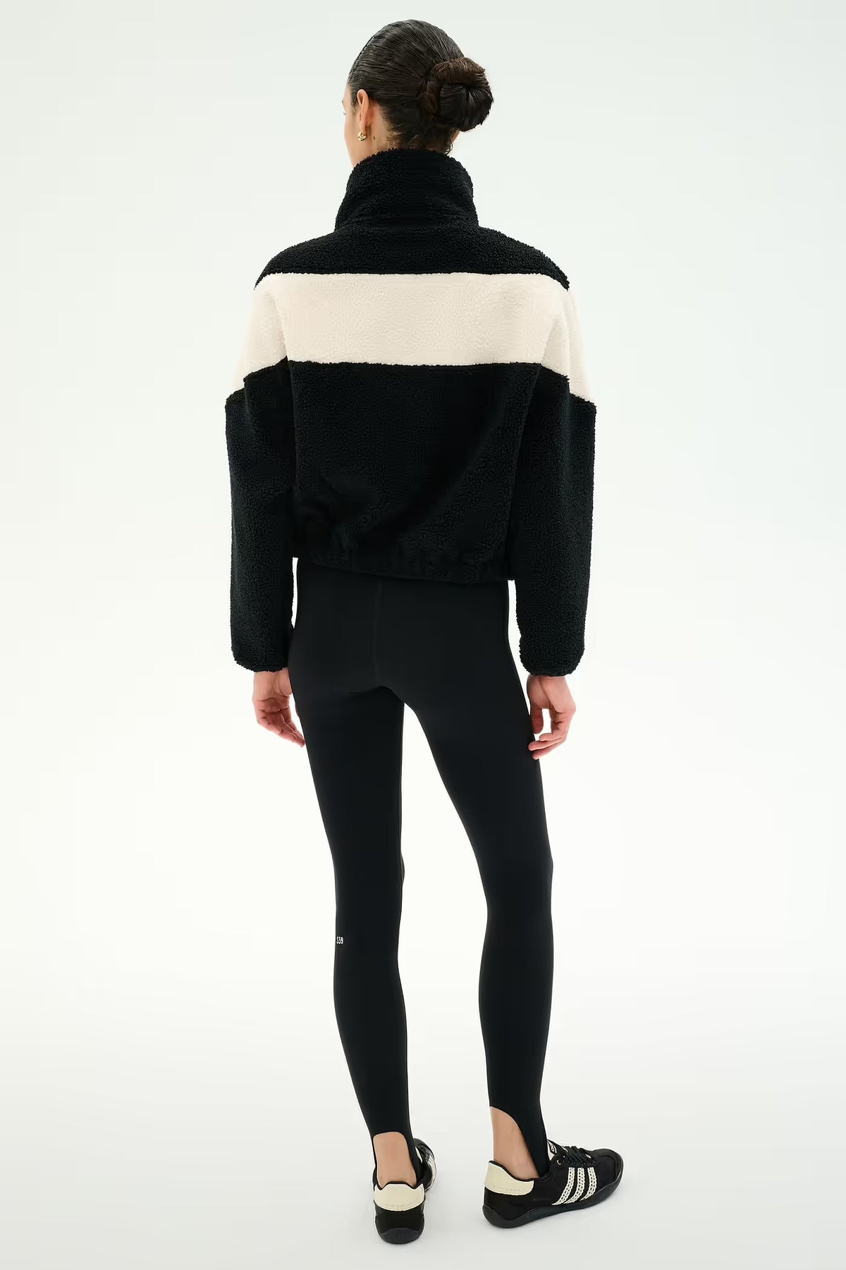 SPLITS59- LOTTIE CHEVRON SHERPA FULL ZIP JACKET