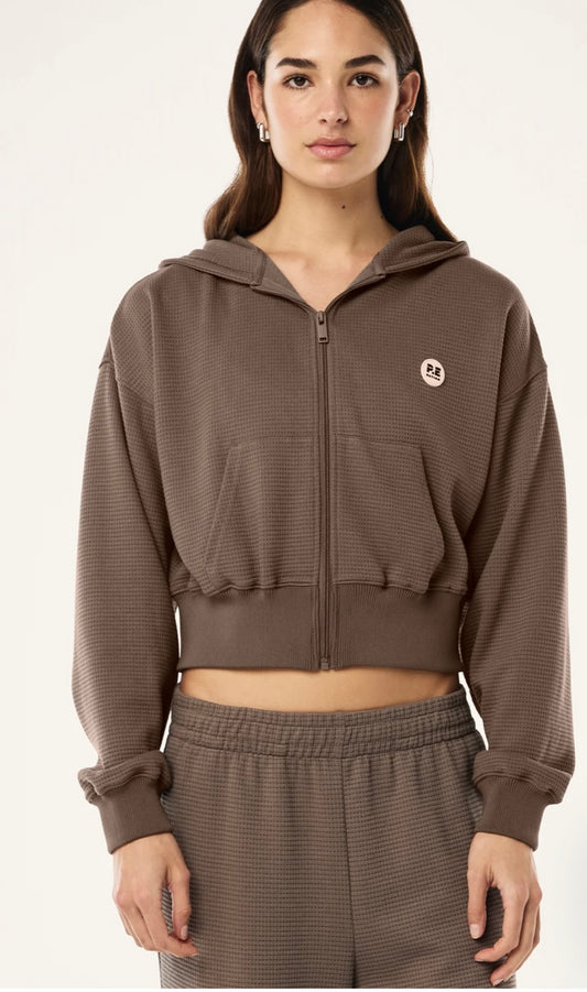 P.E NATION- PRINTEMPS ZIP THROUGH HOODIE