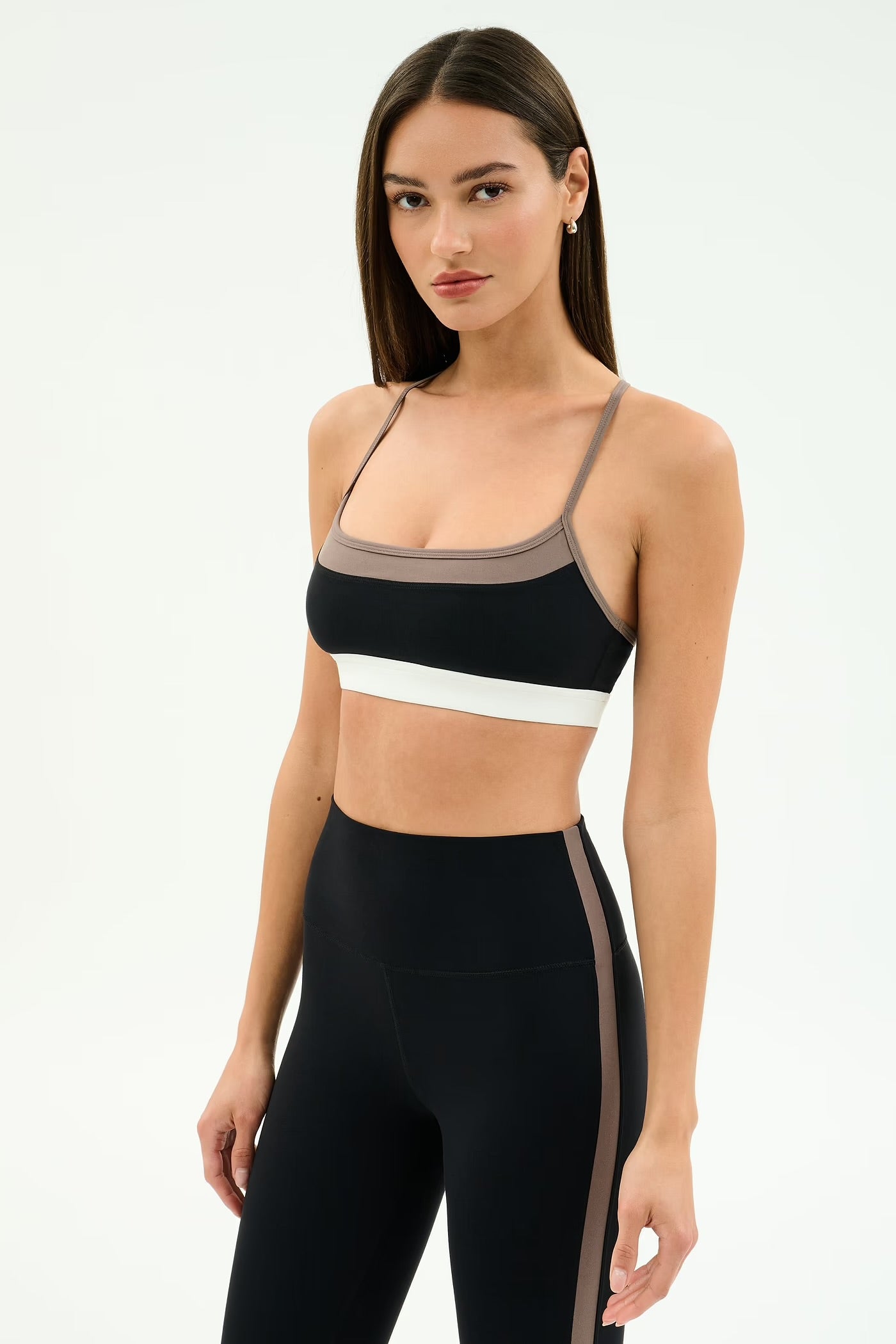 SPLITS59- SCOTTIE AIRWEIGHT BRA BLACK/LENTIL