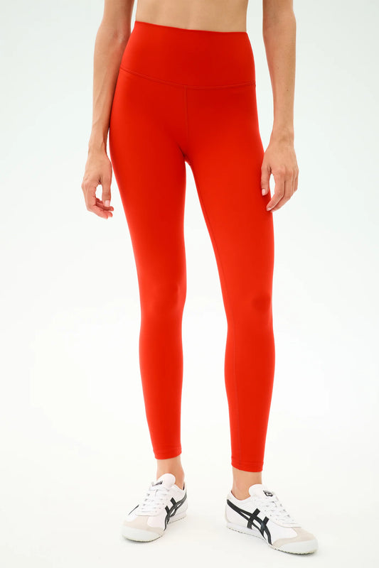 SPLITS59- SPRINT HIGH WAIST RIGOR 7/8 LOTUS RED