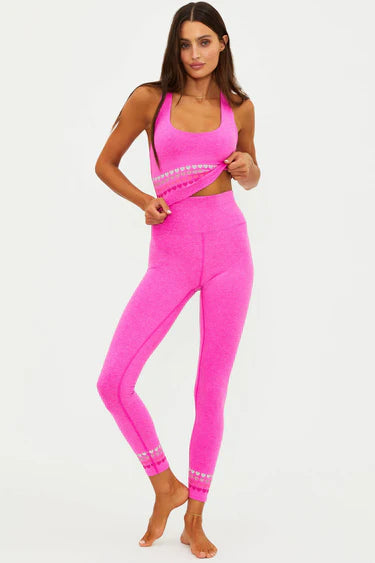 BEACH RIOT- PIPER LEGGING ELECTRIC PINK SOFT SERVE