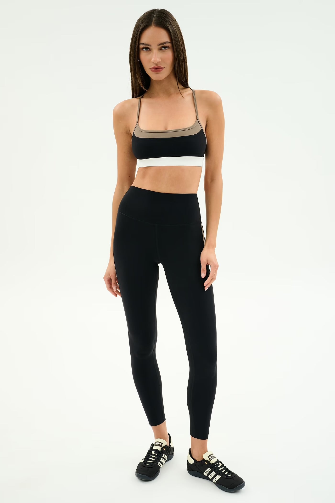 SPLITS59- SCOTTIE AIRWEIGHT BRA BLACK/LENTIL