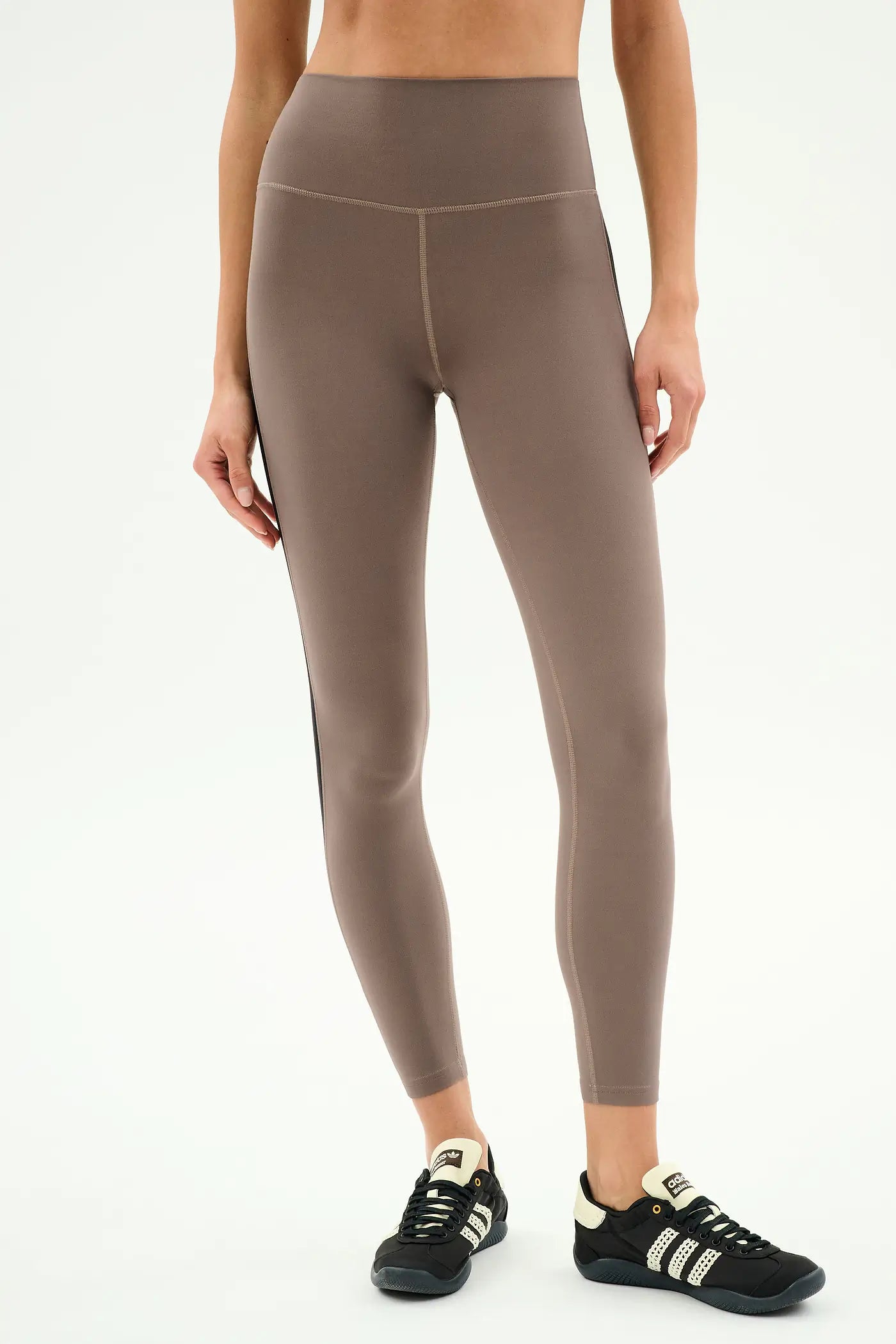 SPLITS59- LAYLA AIRWEIGHT HIGH WAIST 7/8 LEGGING LENTIL/BLACK