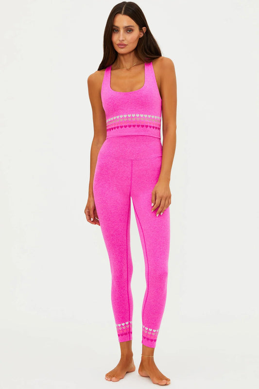 BEACH RIOT- PIPER LEGGING ELECTRIC PINK SOFT SERVE