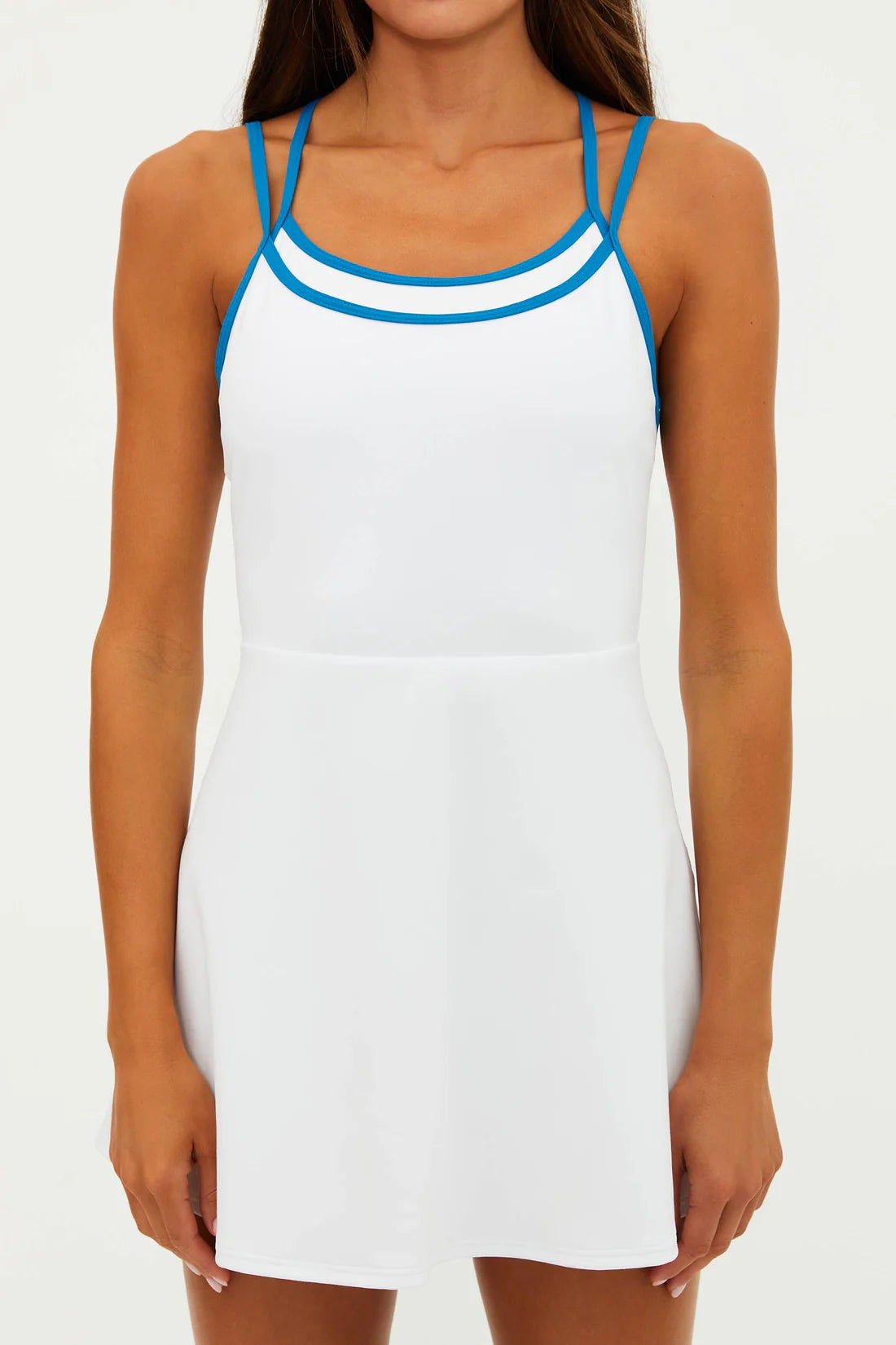 BEACH RIOT- VIOLA DRESS BIRDIE BLUE